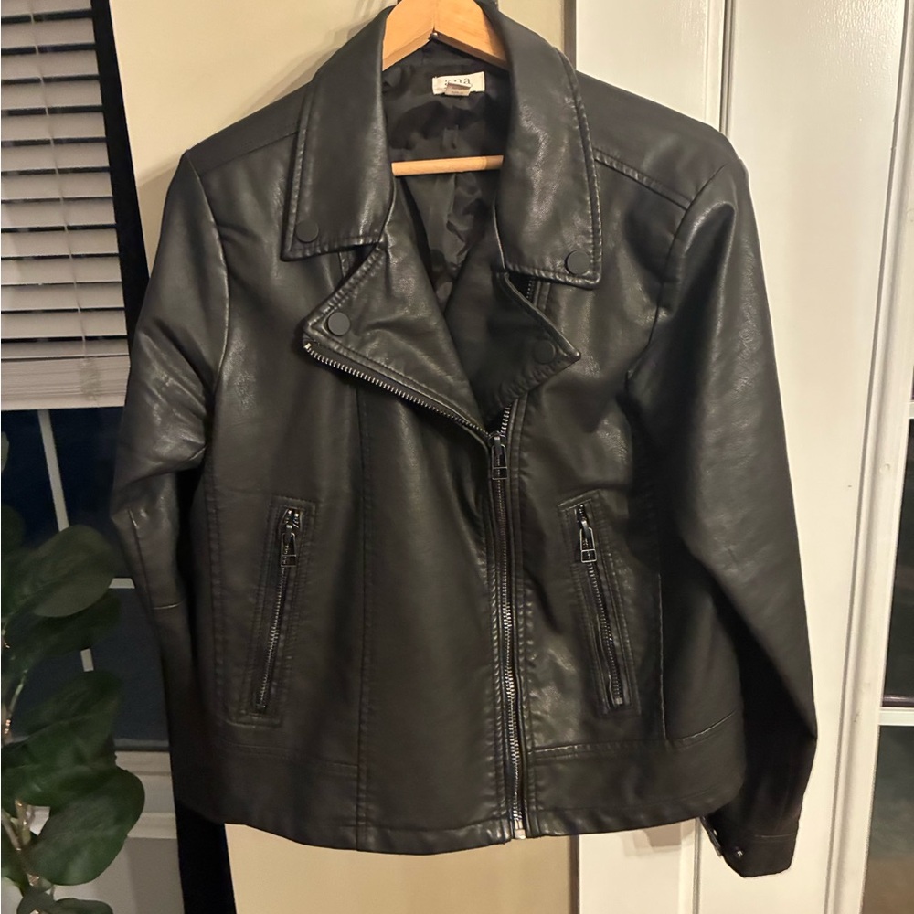 Ana Faux leather jacket size M